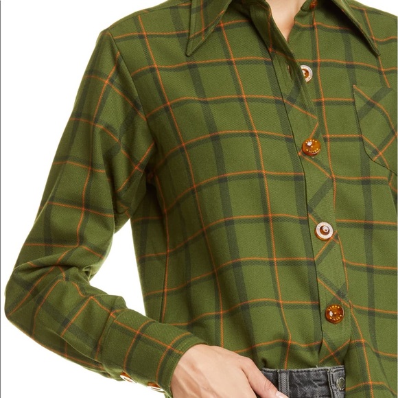 Simon Miller Forest Plaid Shirt - Picture 2 of 6